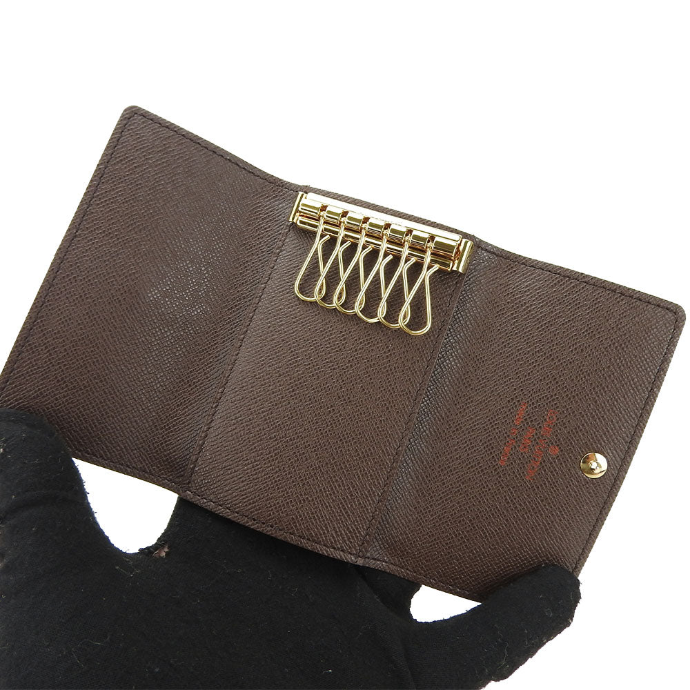 LOUIS VUITTON Key case Key holder  N62630 Damier Brown Multicles6 unisex(Unisex) Used Authentic