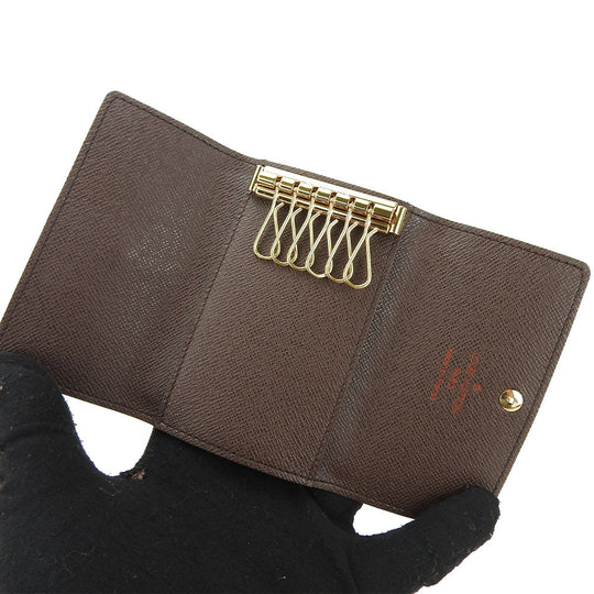 LOUIS VUITTON Key case Key holder  N62630 Damier Brown Multicles6 unisex(Unisex) Used Authentic