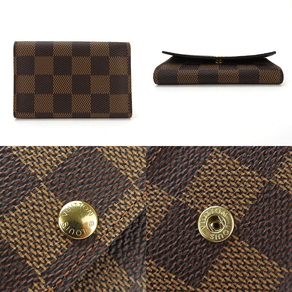 LOUIS VUITTON Key case Key holder  N62630 Damier Brown Multicles6 unisex(Unisex) Used Authentic