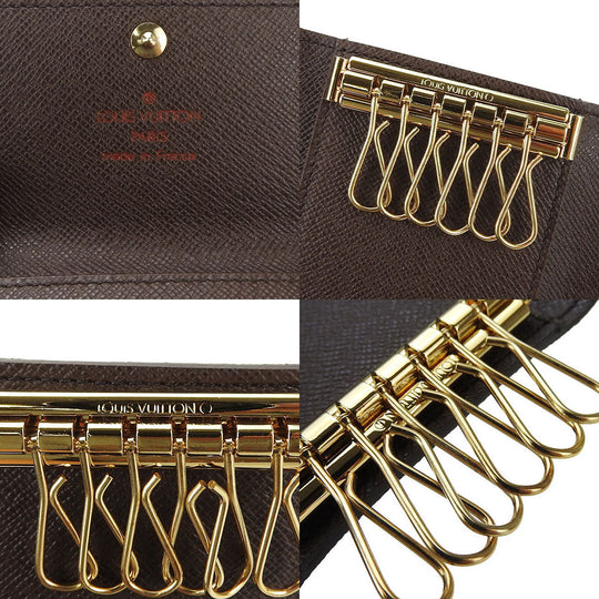 LOUIS VUITTON Key case Key holder  N62630 Damier Brown Multicles6 unisex(Unisex) Used Authentic