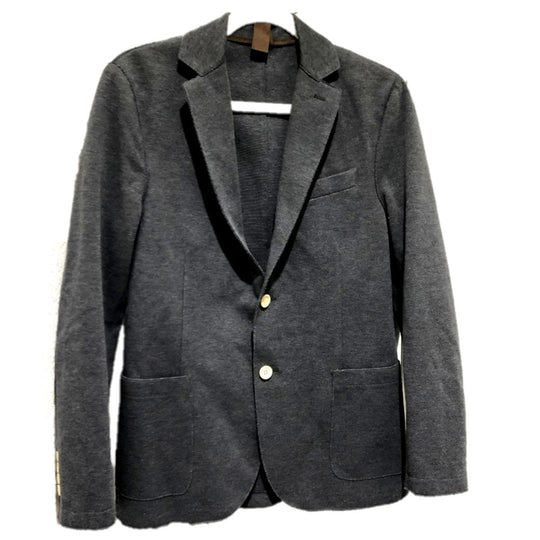 eleventy tailored jacket , Cotton x Polyurethane gray mens mens 46 Used Authentic