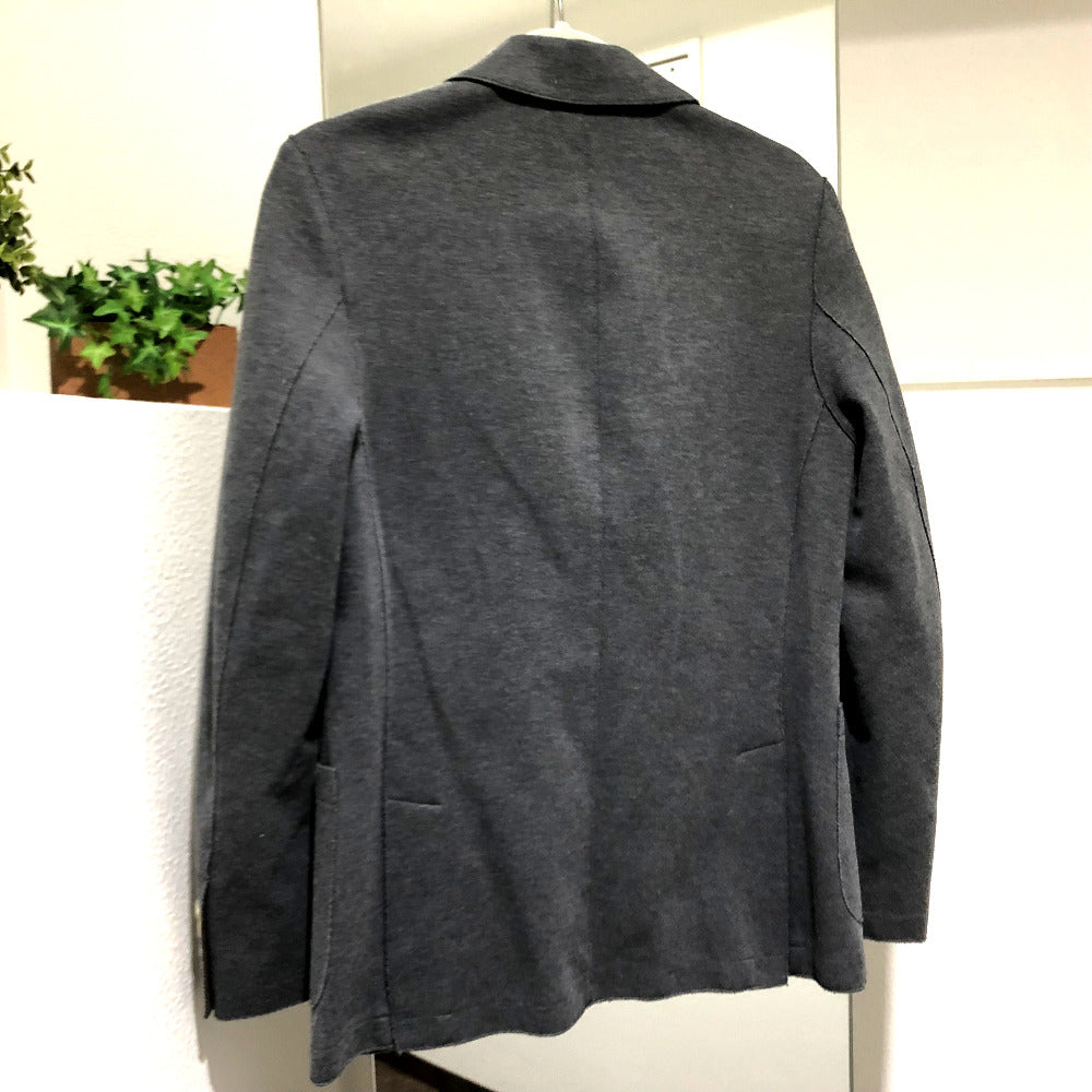 eleventy tailored jacket , Cotton x Polyurethane gray mens mens 46 Used Authentic