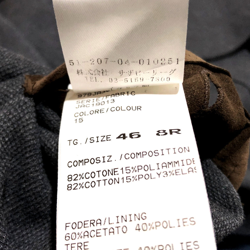 eleventy tailored jacket , Cotton x Polyurethane gray mens mens 46 Used Authentic
