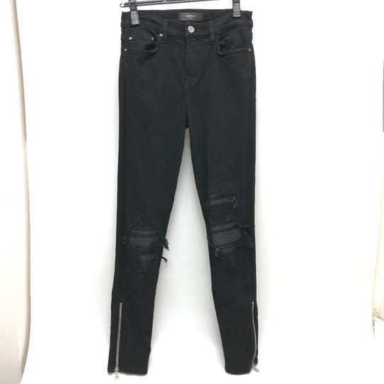 AMIRI Denim pants denim black Damage processing mens 26 Used Authentic