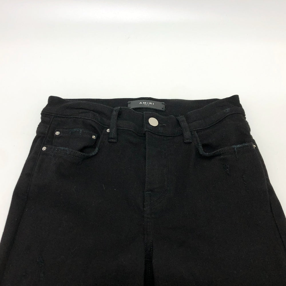 AMIRI Denim pants denim black Damage processing mens 26 Used Authentic