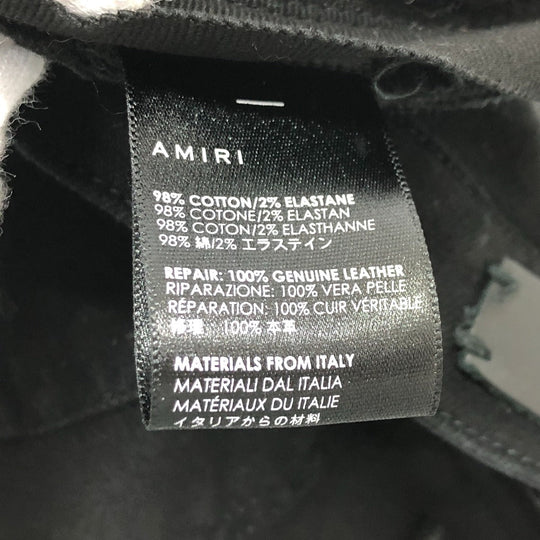 AMIRI Denim pants denim black Damage processing mens 26 Used Authentic