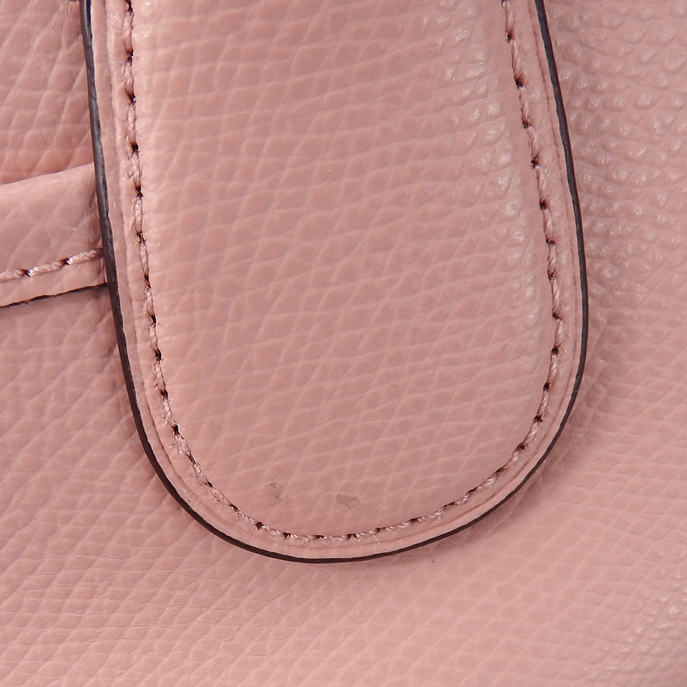 COACH Handbag F33909 leather pink Women Used Authentic
