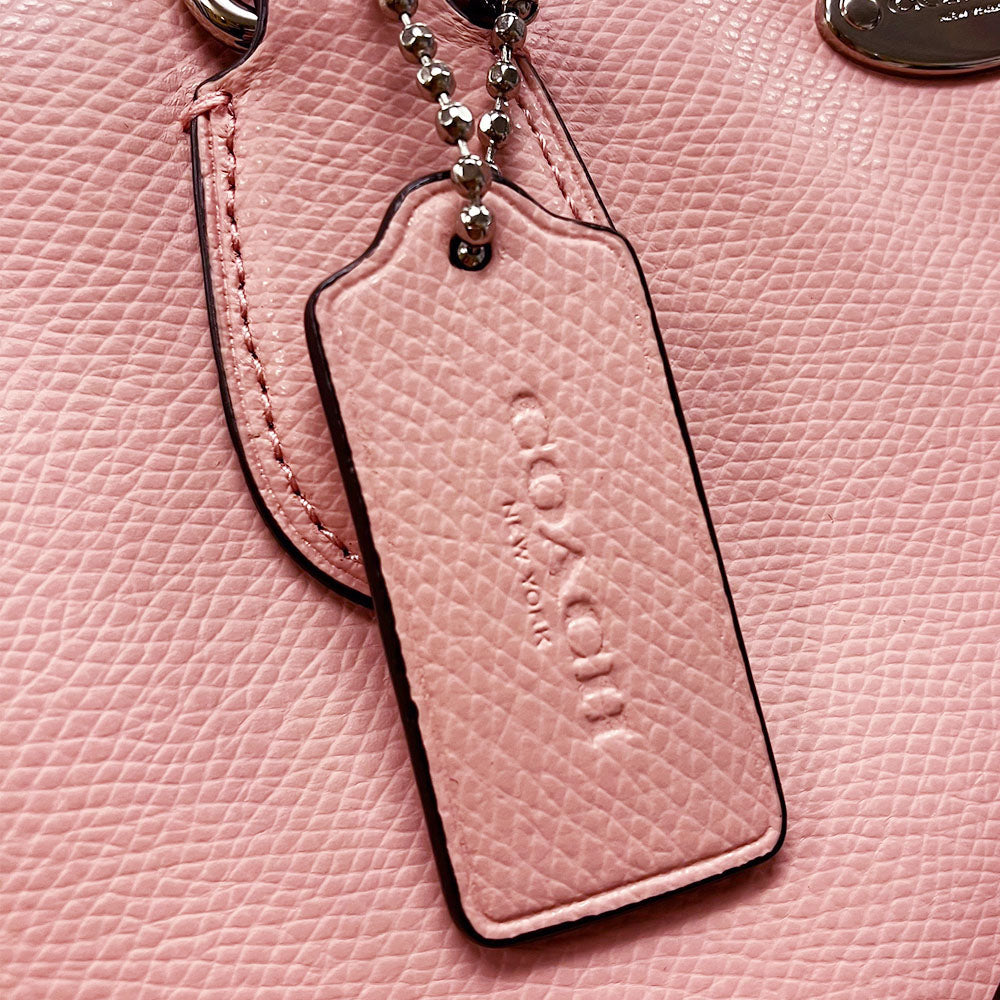COACH Handbag F33909 leather pink Women Used Authentic