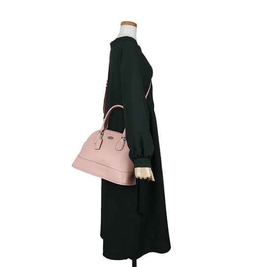 COACH Handbag F33909 leather pink Women Used Authentic