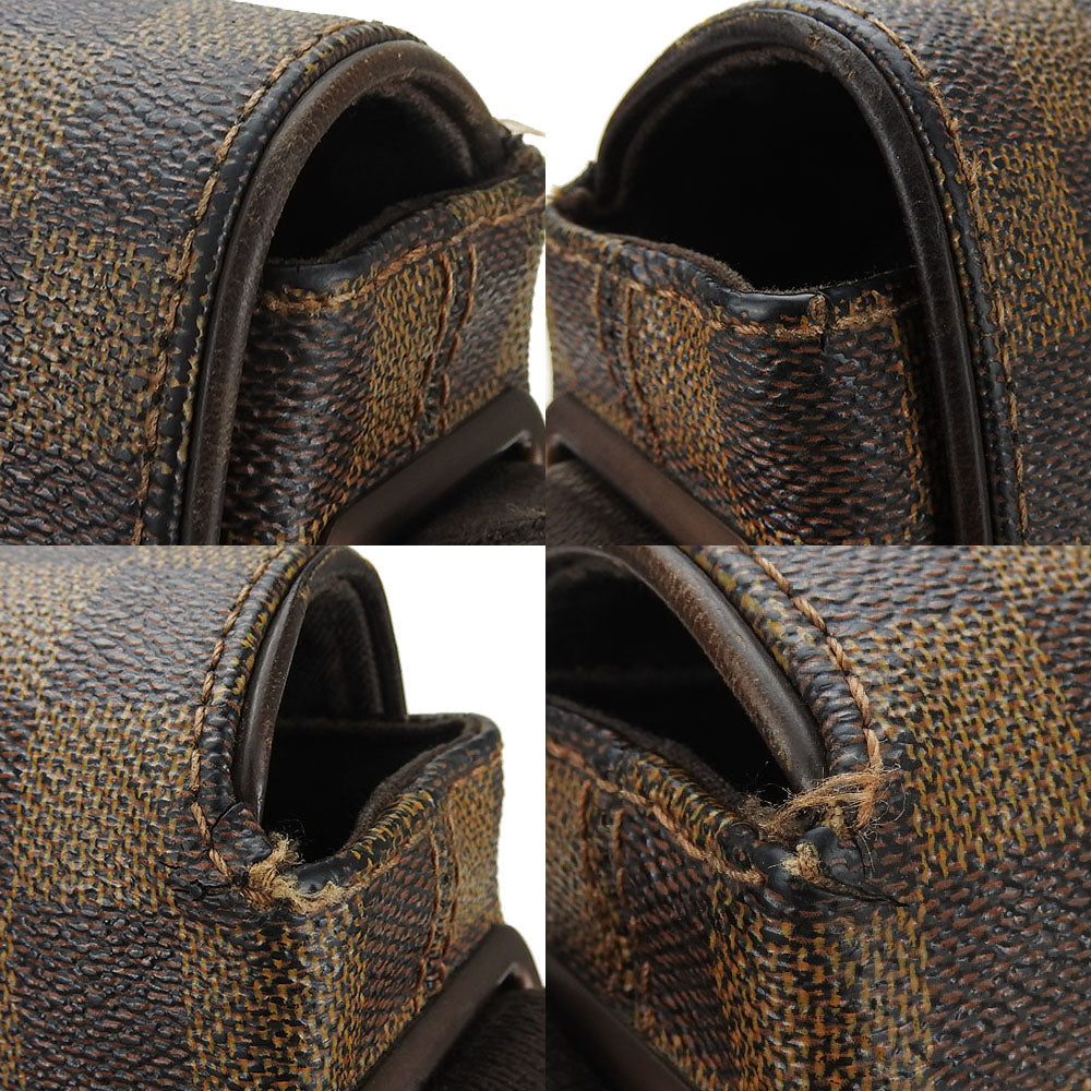 LOUIS VUITTON Shoulder Bag N51211 Damier Brown Brooklyn MM