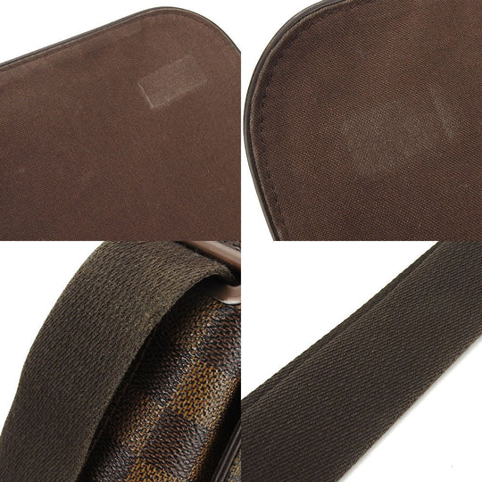 LOUIS VUITTON Shoulder Bag N51211 Damier Brown Brooklyn MM