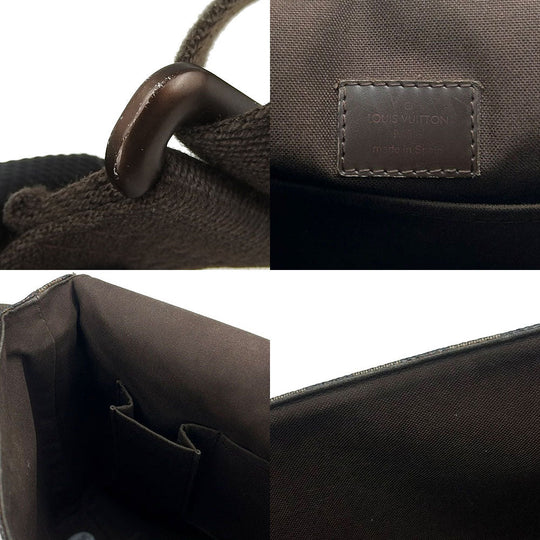 LOUIS VUITTON Shoulder Bag N51211 Damier Brown Brooklyn MM