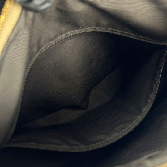 COACH Shoulder Bag F58284 Leather, Canvas beige Signature Women Used Authentic