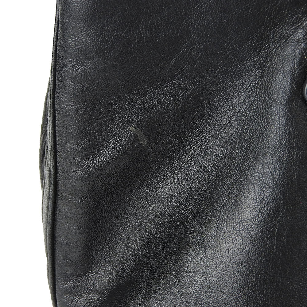 COACH Tote Bag 25627 leather black Madison Gathered Twist Women Used Authentic