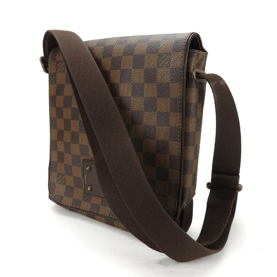 LOUIS VUITTON Shoulder Bag N51210 Damier Brown Damier Brooklyn PM unisex(Unisex) Used Authentic