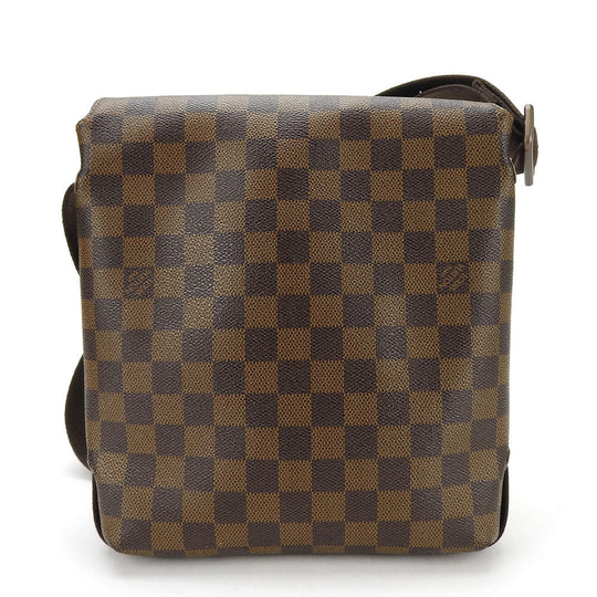 LOUIS VUITTON Shoulder Bag N51210 Damier Brown Damier Brooklyn PM unisex(Unisex) Used Authentic