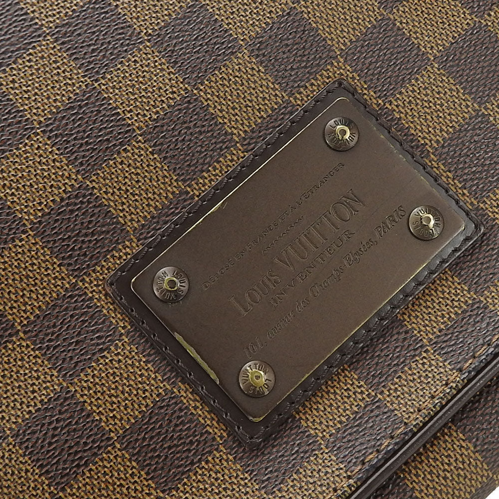LOUIS VUITTON Shoulder Bag N51210 Damier Brown Damier Brooklyn PM unisex(Unisex) Used Authentic