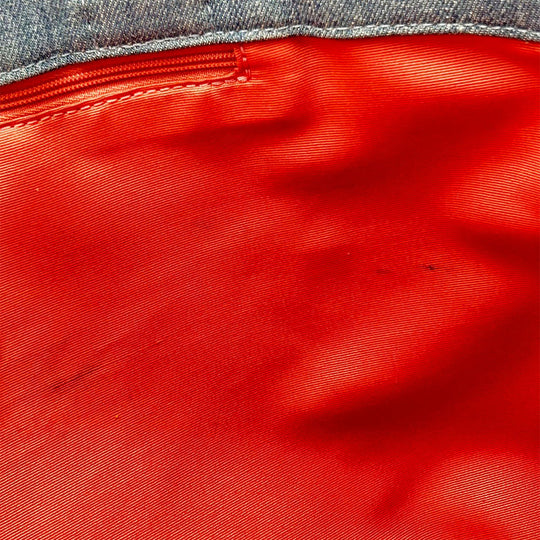 COACH Tote Bag 91131 denim blue Women Used Authentic