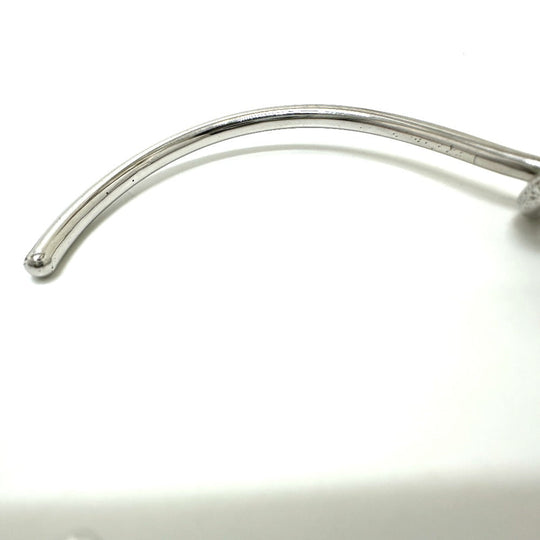 CELINE bracelet 46P466BRA.36SI metal Silver Knot Extra Thin Bracelet Women Used Authentic