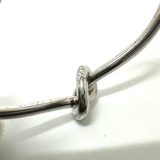 CELINE bracelet 46P466BRA.36SI metal Silver Knot Extra Thin Bracelet Women Used Authentic