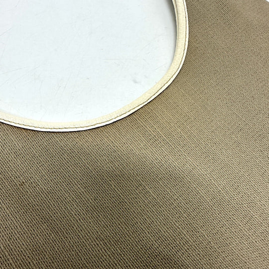 CELINE Shoulder Bag Canvas / leather beige Macadam