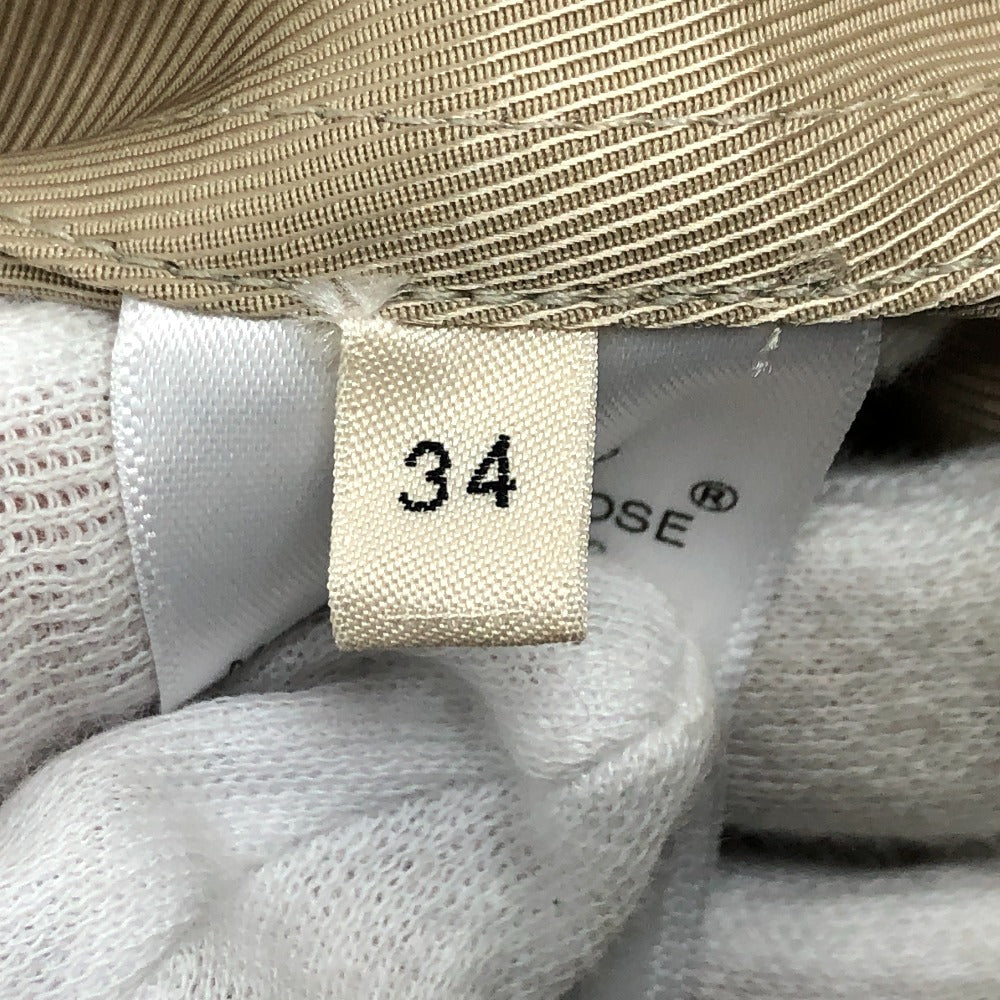 CELINE trench coat 28V36-6073 cotton beige Trench coat mastic Double face Women 34 Used Authentic