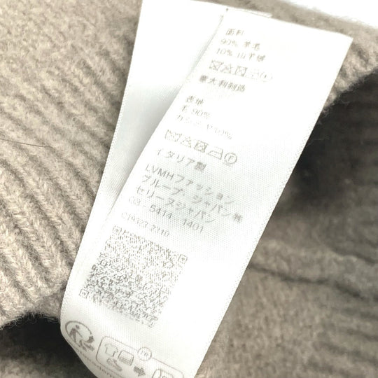 CELINE sweater Wool / cashmere beige Macadam Triomphe Women XXL Used Authentic