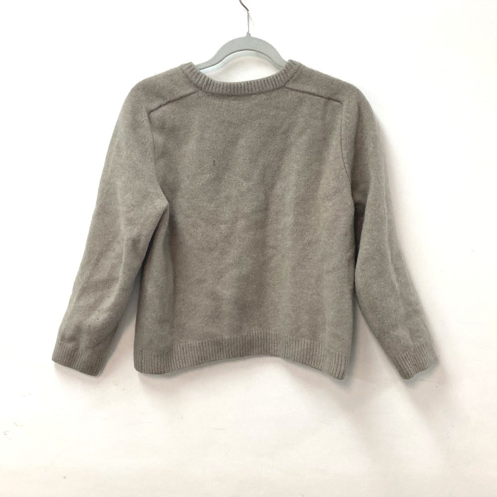 CELINE sweater Wool / cashmere beige Macadam Triomphe Women XXL Used Authentic
