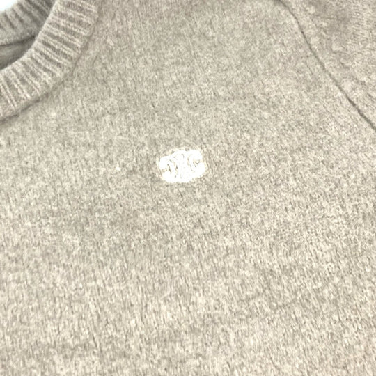 CELINE sweater Wool / cashmere beige Macadam Triomphe Women XXL Used Authentic