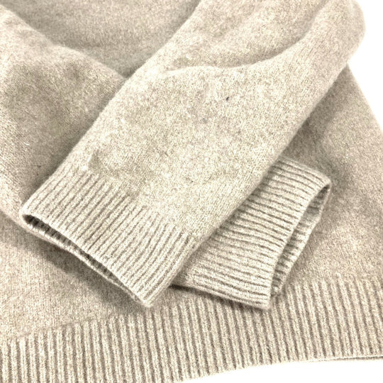 CELINE sweater Wool / cashmere beige Macadam Triomphe Women XXL Used Authentic