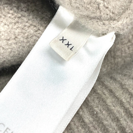 CELINE sweater Wool / cashmere beige Macadam Triomphe Women XXL Used Authentic