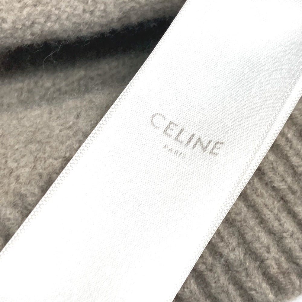 CELINE sweater Wool / cashmere beige Macadam Triomphe Women XXL Used Authentic