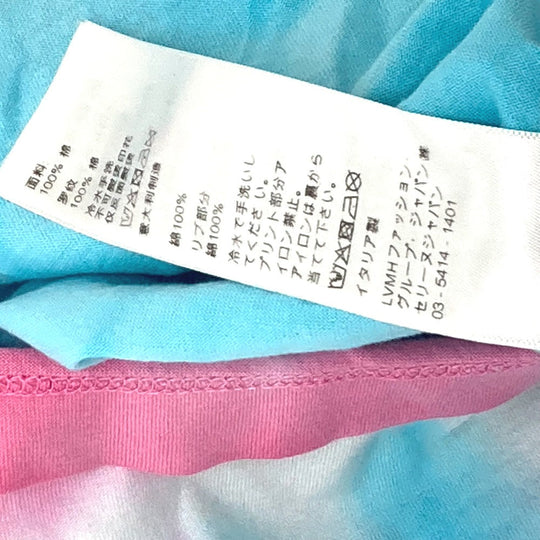 CELINE Short sleeve T-shirt 2X687956‚l cotton multicolor Stud logo printed loose Women ‚l Used Authentic