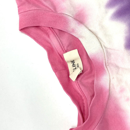 CELINE Short sleeve T-shirt 2X687956‚l cotton multicolor Stud logo printed loose Women ‚l Used Authentic