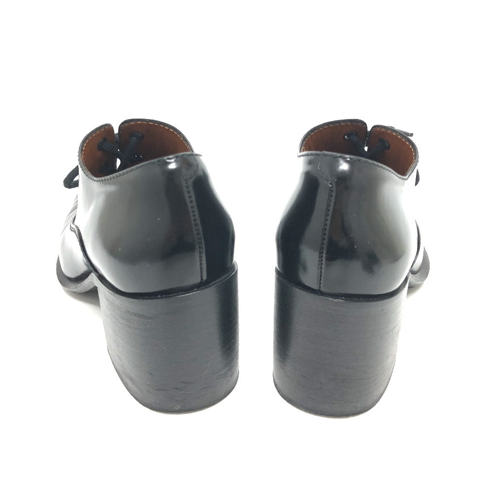 CELINE loafers leather black dress 38