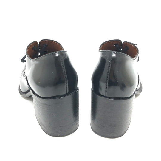 CELINE loafers leather black dress 38