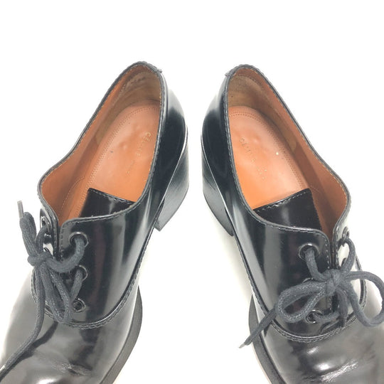 CELINE loafers leather black dress 38