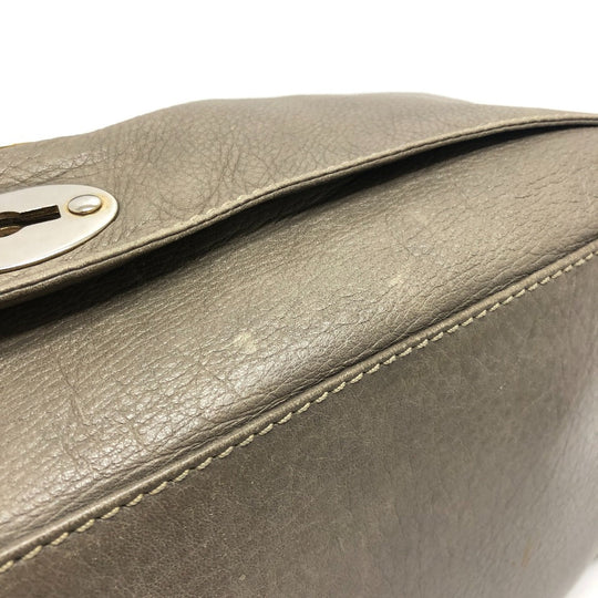 ZANELLATO Shoulder Bag leather Brown POSTINA POSTINA Women Used Authentic