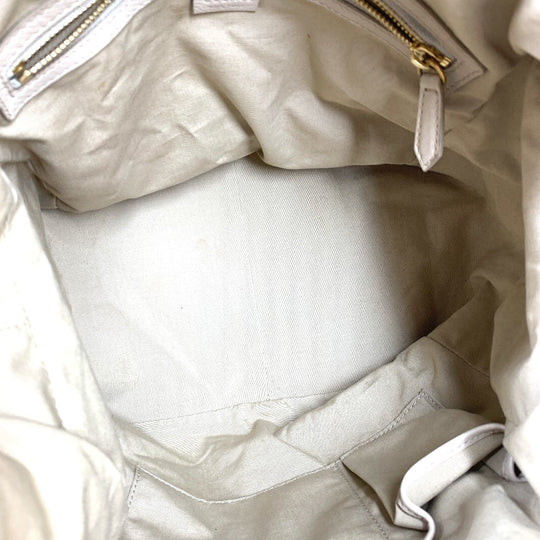 CELINE Handbag leather beige Old logo Mini Boston