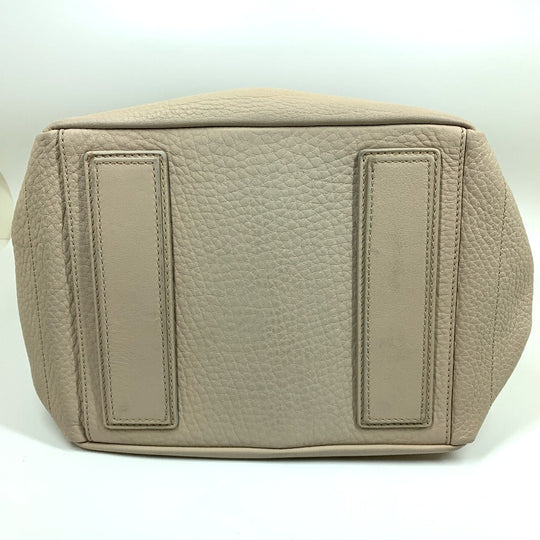 CELINE Handbag leather beige Old logo Mini Boston