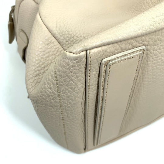 CELINE Handbag leather beige Old logo Mini Boston