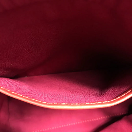CELINE Handbag 168243 leather Red Nano Shopper Luggage Women Used Authentic