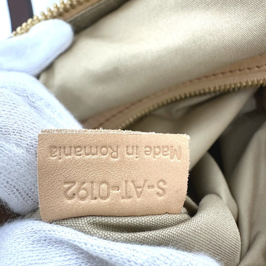 CELINE Handbag leather beige