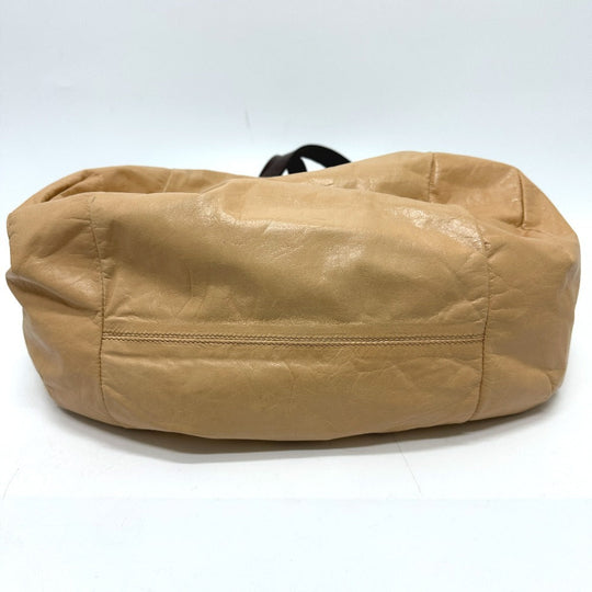 CELINE Handbag leather beige