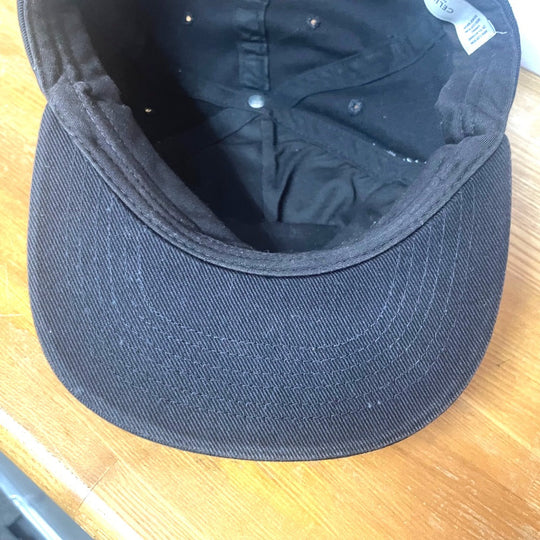 CELINE cap cotton black hat logo hat
