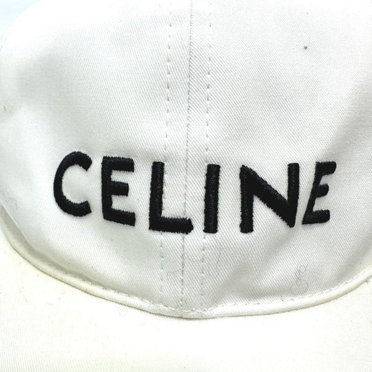 CELINE cap 2AUS9969P cotton white Embroidery baseball cap M