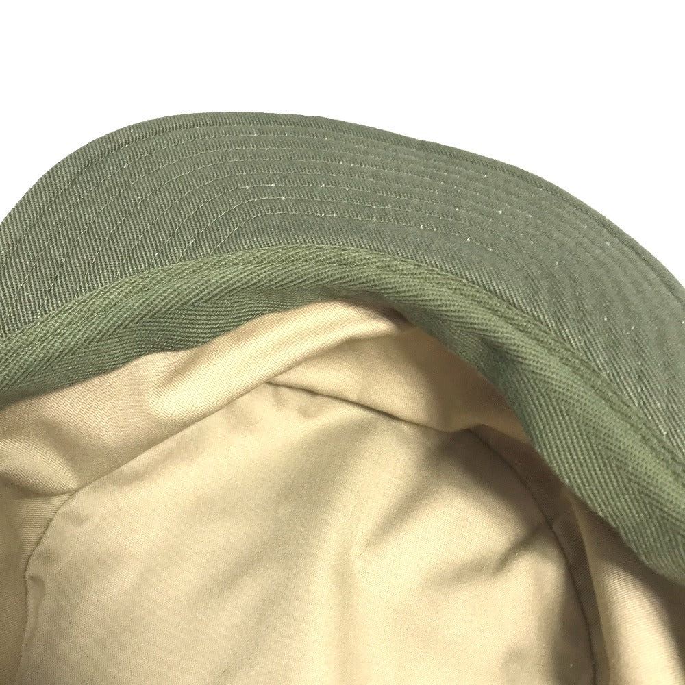 CELINE cap 2AUR5769K cotton khaki Triomphe gabardine cotton army cap Women L Used Authentic