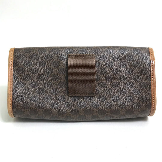 CELINE Waist bag PVC / Leather Brown Macadam Women 65 Used Authentic
