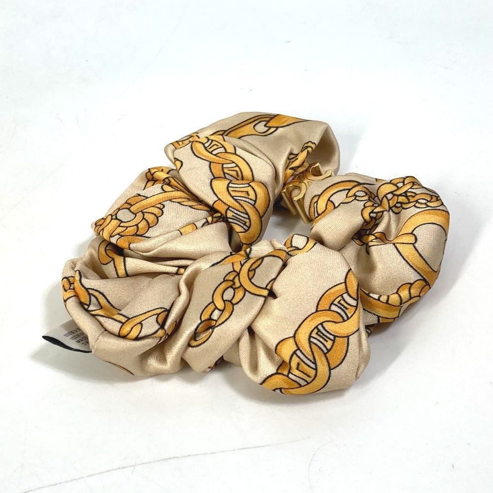 CELINE hair accessory Viscose yellow Overall handle Women Used Authentic