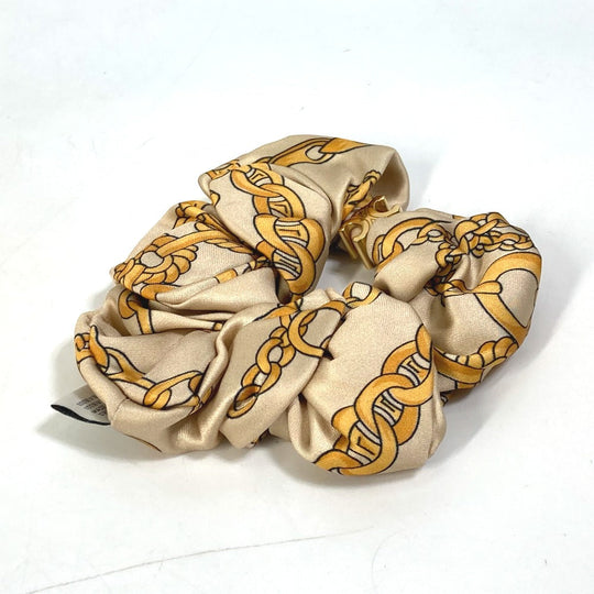 CELINE hair accessory Viscose yellow Overall handle Women Used Authentic